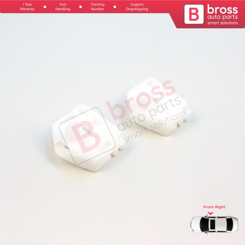 Window Regulator Repair Clips A+B Front Right for Renault Kangoo MK2 FW KW 2007-2021 Citan W415 807207012R