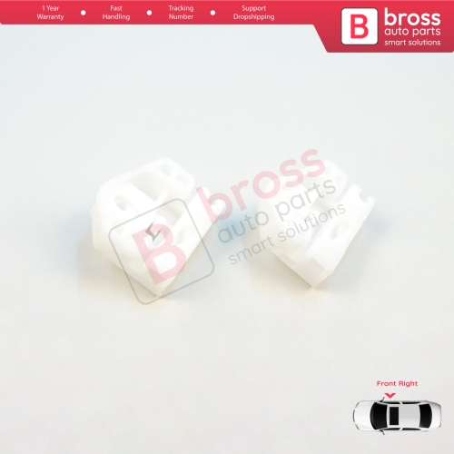 Window Regulator Repair Clips A+B Front Right for Renault Kangoo MK2 FW KW 2007-2021 Citan W415 807207012R