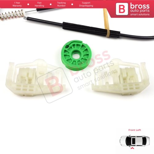 Power Window Regulator Repair Set Left for BMW 3 Series E46 Compact 2001-2005 2/3 Door 51338251351