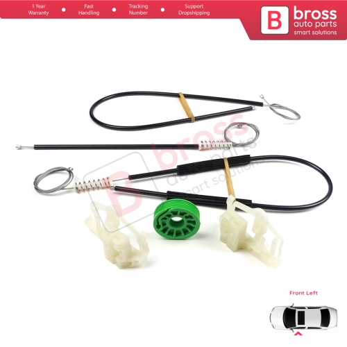 Power Window Regulator Repair Set Left for BMW 3 Series E46 Compact 2001-2005 2/3 Door 51338251351