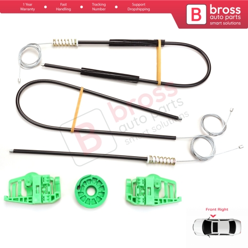 Power Window Regulator Repair Set Right for BMW 3 Series E46 Compact 2001-2005 2/3 Door 51338251352