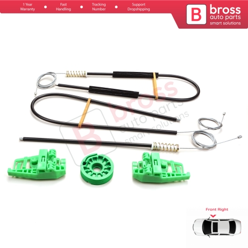 Power Window Regulator Repair Set Right for BMW 3 Series E46 Compact 2001-2005 2/3 Door 51338251352