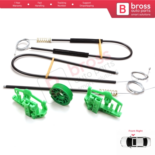 Power Window Regulator Repair Set Right for BMW 3 Series E46 Compact 2001-2005 2/3 Door 51338251352