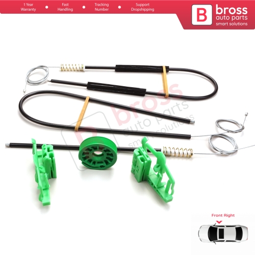 Power Window Regulator Repair Set Right for BMW 3 Series E46 Compact 2001-2005 2/3 Door 51338251352