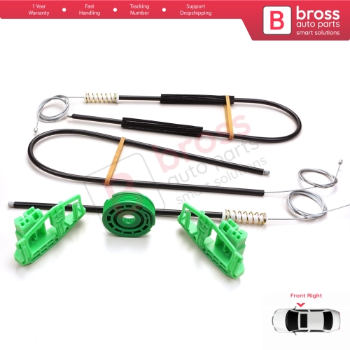 Power Window Regulator Repair Set Right for BMW 3 Series E46 Compact 2001-2005 2/3 Door 51338251352