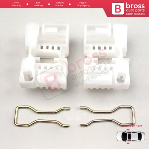 Window Regulator Repair Clips Front for Chrysler Plymouth Voyager Town & Country 1996-2000 Dodge Caravan Grand Minivan