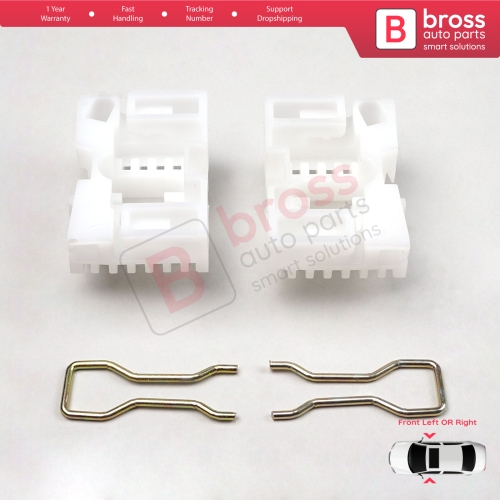 Window Regulator Repair Clips Front for Chrysler Plymouth Voyager Town & Country 1996-2000 Dodge Caravan Grand Minivan