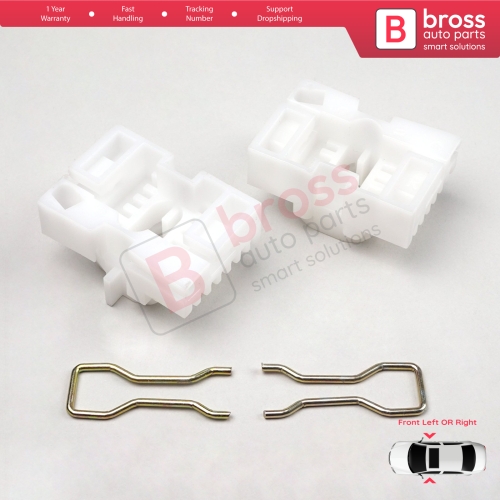 Window Regulator Repair Clips Front for Chrysler Plymouth Voyager Town & Country 1996-2000 Dodge Caravan Grand Minivan