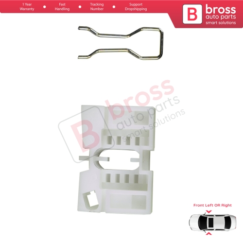 Window Regulator Repair Clips B Front for Chrysler Plymouth Voyager Town & Country Dodge Caravan Grand Minivan CH1351112 CH1350112