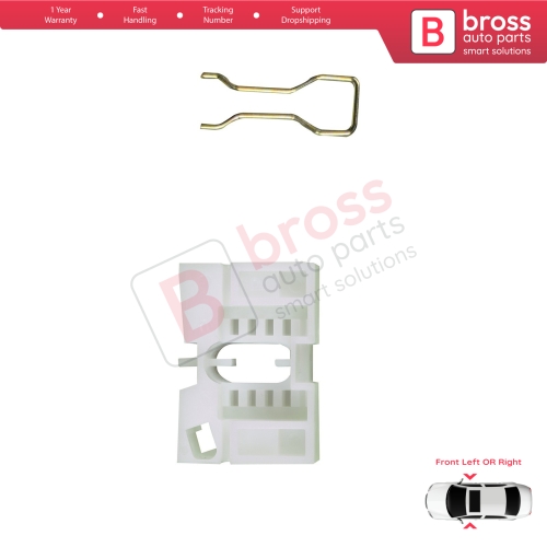 Window Regulator Repair Clips B Front for Chrysler Plymouth Voyager Town & Country Dodge Caravan Grand Minivan CH1351112 CH1350112