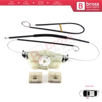 Power Window Regulator Repair Set Front Left for VW Touareg MK1 7L Porsche Cayenne 9PA 955 957 2002-2010 7L0837461