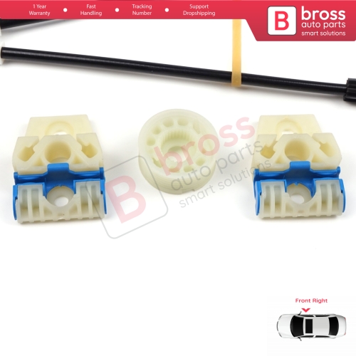 Power Window Regulator Repair Set Right for VW Golf MK5 A5 1K 1K1 2003-2009 3 Door Hatchback Coupe 1K3837462