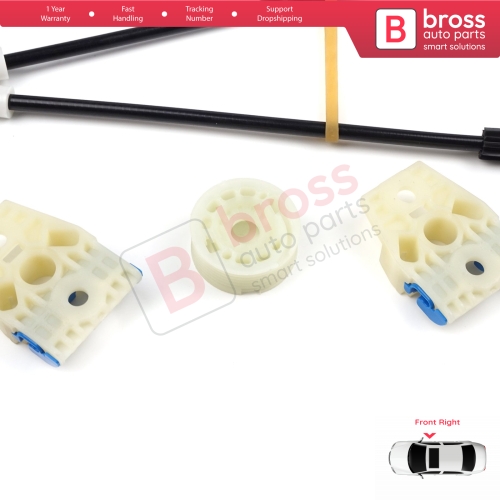Power Window Regulator Repair Set Right for VW Golf MK5 A5 1K 1K1 2003-2009 3 Door Hatchback Coupe 1K3837462
