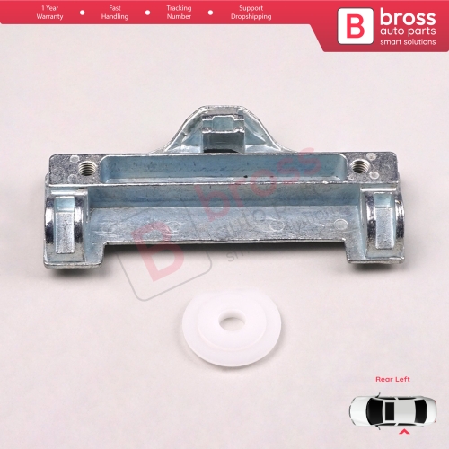 Window Regulator Repair Clips Rear Left Door for BMW 5 Series E39 1996-03/1999 4/5 Door Pre-Facelift 51358159835