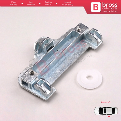 Window Regulator Repair Clips Rear Left Door for BMW 5 Series E39 1996-03/1999 4/5 Door Pre-Facelift 51358159835