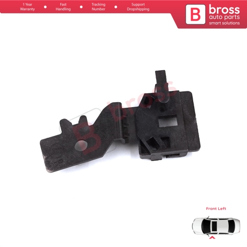 Window Regulator Repair Clips 1 Front Left for Nissan Primera P12 WP12 2001-2008 Qashqai MK1 J10 NJ10 JJ10E 2006-2013 80771AV601