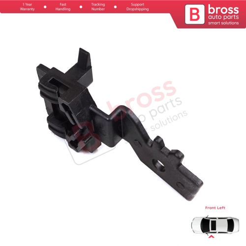 Window Regulator Repair Clips 1 Front Left for Nissan Primera P12 WP12 2001-2008 Qashqai MK1 J10 NJ10 JJ10E 2006-2013 80771AV601