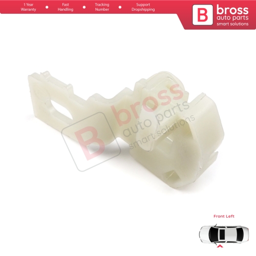 Window Regulator Repair Clips 2 Front Left for Nissan Primera P12 WP12 2001-2008 Qashqai MK1 J10 NJ10 JJ10E 2006-2013 80771AV601