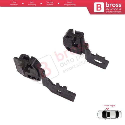 Window Regulator Repair Clips Set Front Right for Nissan Primera MK3 P12 WP12 2001-2008 Qashqai MK1 J10 NJ10 JJ10E 2006-2013 80770AV601