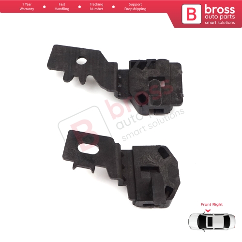 Window Regulator Repair Clips Set Front Right for Nissan Primera MK3 P12 WP12 2001-2008 Qashqai MK1 J10 NJ10 JJ10E 2006-2013 80770AV601