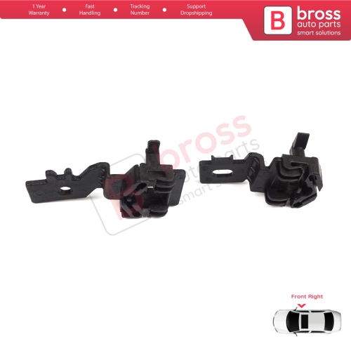 Window Regulator Clips Front Right Door for Nissan Primera P12 2001-2008 Qashqai 2007-2010