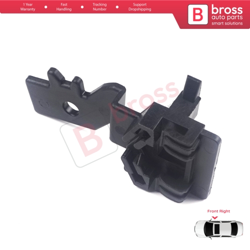 Window Regulator Repair Clips 1 Front Right for Nissan Primera MK3 P12 WP12 2001-2008 Qashqai MK1 J10 NJ10 JJ10E 2006-2013 80770AV601
