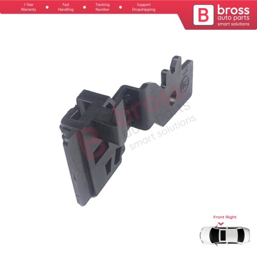 Window Regulator Repair Clips 1 Front Right for Nissan Primera MK3 P12 WP12 2001-2008 Qashqai MK1 J10 NJ10 JJ10E 2006-2013 80770AV601