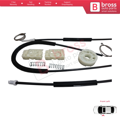 Power Window Regulator Repair Set Front Left for Citroen C4 Picasso MK1 UD Grand UA 2006-2013 MPV 9221CV