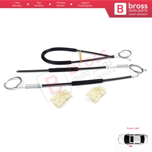 Power Window Regulator Repair Set Front Left for Citroen C4 Picasso MK1 UD Grand UA 2006-2013 MPV 9221CV