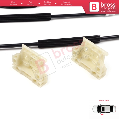 Window Regulator Repair Kit Front Left Door for Citroen C4 Picasso 2006-On