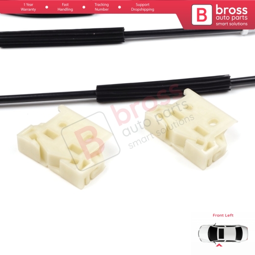 Power Window Regulator Repair Set Front Left for Citroen C4 Picasso MK1 UD Grand UA 2006-2013 MPV 9221CV