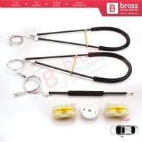 Power Window Regulator Repair Set Left for Seat Ibiza MK4 6J5 6P1 6J1 6P5 2008-2017 2/3 Door HB Coupe 6J3837401