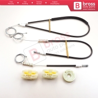 Clips De Réparation Pour Lève-vitre électrique Avant Gauche Fiat Punto MK2 188 - Compatible Référence 0046536312