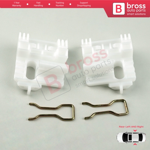 Power Window Regulator Repair Clips Rear Left Right for Jeep Liberty Cherokee KJ 2002-2007