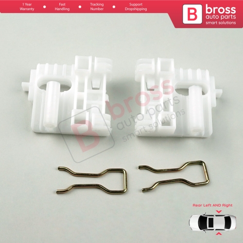 Power Window Regulator Repair Clips Rear Left Right for Jeep Liberty Cherokee KJ 2002-2007