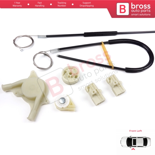 Window Regulator Repair Kit Front Left Door for Mercedes Vito Viano Mixto V Class MK2 W639 2003-2010 6397200046