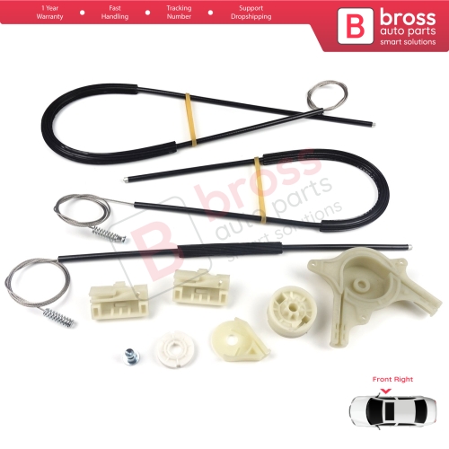 Window Regulator Repair Kit Front Right Door for Mercedes Vito Viano Mixto V Class MK2 W639 2003-2010 6397200146