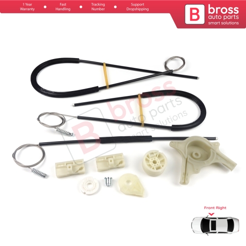 Window Regulator Repair Kit Front Right Door for Mercedes Vito Viano Mixto V Class MK2 W639 2003-2010 6397200146