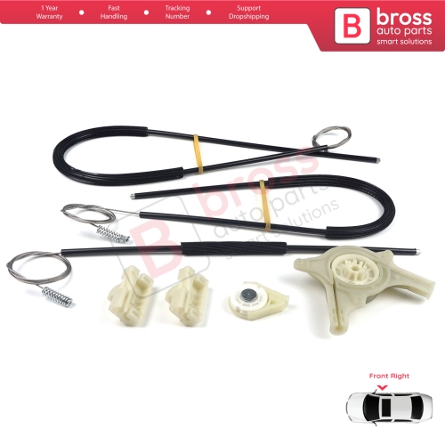 Window Regulator Repair Kit Front Right Door for Mercedes Vito Viano Mixto V Class MK2 W639 2003-2010 6397200146
