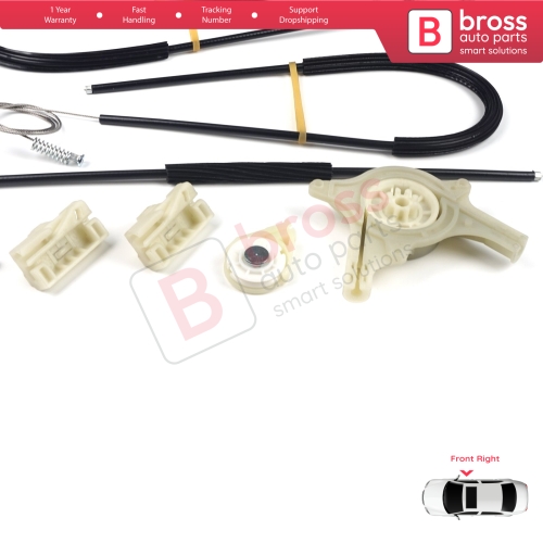Window Regulator Repair Kit Front Right Door for Mercedes Vito Viano Mixto V Class MK2 W639 2003-2010 6397200146