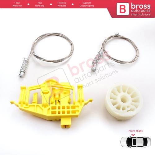 Window Regulator Repair Kit Front Right Door for Fiat Doblo MK2 263 2010-2020 Opel Combo D 51810879