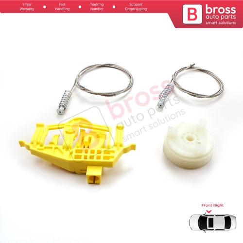 Window Regulator Repair Kit Front Right Door for Fiat Doblo MK2 263 2010-2020 Opel Combo D 51810879