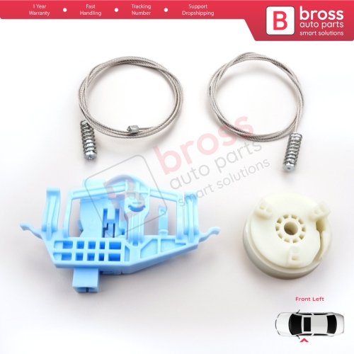 Window Regulator Repair Kit Front Left Door for Fiat Doblo MK2 263 2010-2020 Opel Combo D 51810880