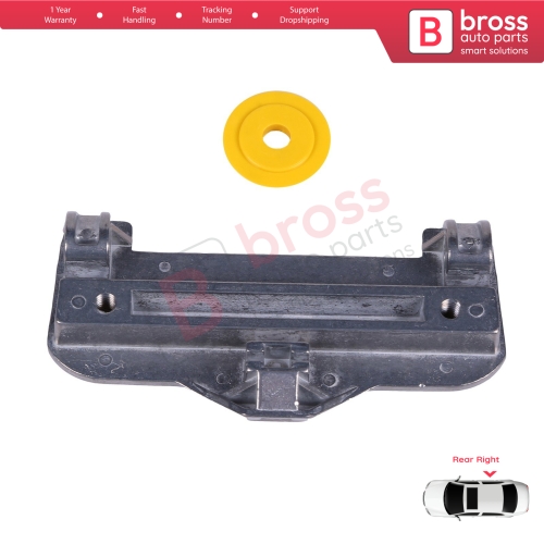 Window Regulator Repair Clips Rear Right Door for BMW 5 Series E39 1996-03/1999 4/5 Door Pre-Facelift 51358159836