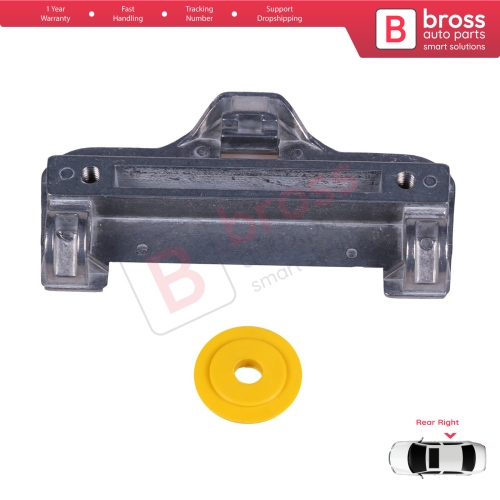 Window Regulator Repair Clips Rear Right Door for BMW 5 Series E39 1996-03/1999 4/5 Door Pre-Facelift 51358159836
