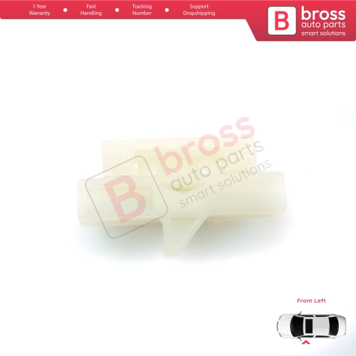 Window Regulator Repair Clips Front Left for Fiat Fiorino Qubo MK3 225 Peugeot Bipper Citroen Nemo AA 2008-2024 MPV Van 9221EP