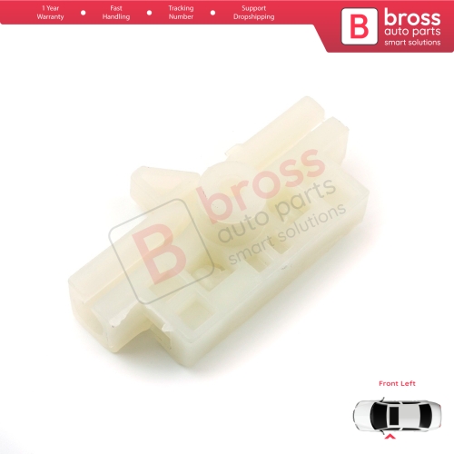 Window Regulator Repair Clips Front Left for Fiat Fiorino Qubo MK3 225 Peugeot Bipper Citroen Nemo AA 2008-2024 MPV Van 9221EP