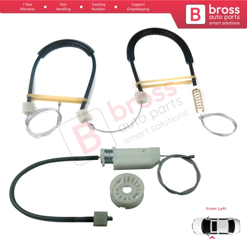 Window Regulator Repair Kit Front Left for Mercedes CLS Class C219 W219 2004-2011 A2197200746