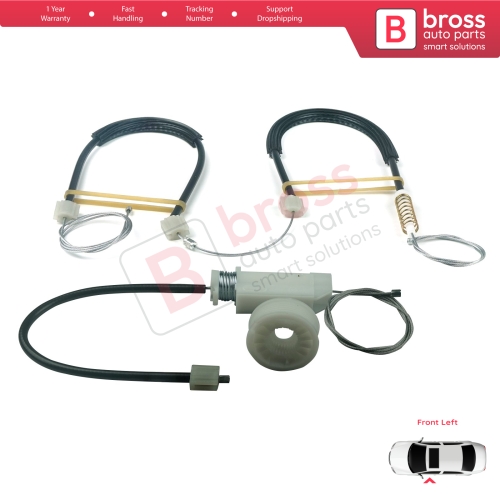 Window Regulator Repair Kit Front Left for Mercedes CLS Class C219 W219 2004-2011 A2197200746