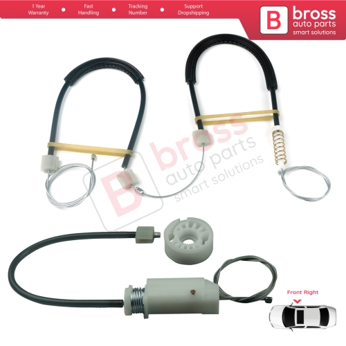 Window Regulator Repair Kit Front Right for Mercedes CLS Class C219 W219 2004-2011 A2197200846